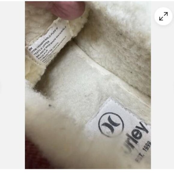 Hurley Arlo Puff Clogs Fabric Casual Slip on Pink Women's Size 9 M - Picture 7 of 8